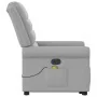 Sillón de masaje reclinable de pie de tela gris nube de , Sillones - Ref: Foro24-3303333, Precio: 278,31 €, Descuento: %