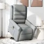 Sillón de masaje eléctrico reclinable elevable tela gris claro de , Sillones - Ref: Foro24-3303344, Precio: 348,79 €, Descuen...