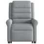 Sillón de masaje eléctrico reclinable elevable tela gris claro de , Sillones - Ref: Foro24-3303344, Precio: 348,79 €, Descuen...
