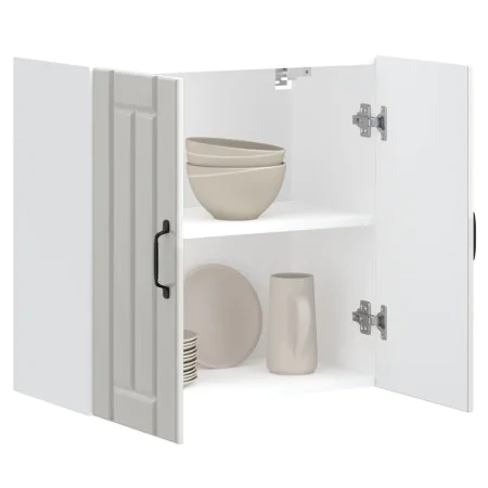 Armario de pared de cocina Lucca blanca de alto brillo de , Armarios de cocina - Ref: Foro24-853819, Precio: 60,06 €, Descuen...