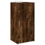 Armario de madera de ingeniería roble ahumado 50x45x103,5 cm de , Taquillas y armarios de almacenamiento - Ref: Foro24-859046...