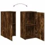 Armario de madera de ingeniería roble ahumado 50x45x103,5 cm de , Taquillas y armarios de almacenamiento - Ref: Foro24-859046...
