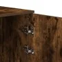 Armario de madera de ingeniería roble ahumado 50x45x103,5 cm de , Taquillas y armarios de almacenamiento - Ref: Foro24-859046...