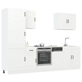Mueble de cocina Kalmar blanco 7 piezas madera contrachapada de , Armarios de cocina - Ref: Foro24-3314761, Precio: 549,86 €,...