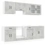 Mueble cocina Kalmar gris hormigón 8 pzas madera contrachapada de , Armarios de cocina - Ref: Foro24-3314825, Precio: 524,91 ...