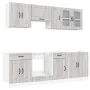 Mueble cocina Kalmar sonoma gris 8 pzas madera contrachapada de , Armarios de cocina - Ref: Foro24-3314827, Precio: 563,75 €,...