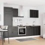 Mueble de cocina Kalmar negra 7 piezas madera contrachapada de , Armarios de cocina - Ref: Foro24-3314782, Precio: 622,34 €, ...