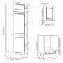 Mueble de cocina Kalmar negra 7 piezas madera contrachapada de , Armarios de cocina - Ref: Foro24-3314782, Precio: 622,34 €, ...