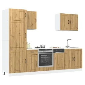 Mueble de cocina Kalmar 7 piezas artesanal roble de , Armarios de cocina - Ref: Foro24-3314780, Precio: 584,44 €, Descuento: %