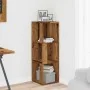 Mueble esquina madera contrachapada madera antigua 33x33x100 cm de , Taquillas y armarios de almacenamiento - Ref: Foro24-856...