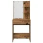 Juego de tocador con LED madera contrachapada madera vieja de , Tocadores para dormitorios - Ref: Foro24-3329187, Precio: 123...