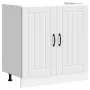 Mueble bajo fregadero Lucca madera contrachapada blanca de , Armarios de cocina - Ref: Foro24-853687, Precio: 77,75 €, Descue...