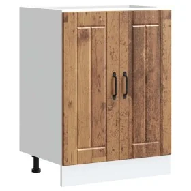 Mueble bajo fregadero Lucca madera contrachapada madera antigua de , Armarios de cocina - Ref: Foro24-853685, Precio: 84,64 €...