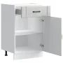 Mueble bajo de cocina Lucca madera contrachapada gris cemento de , Armarios de cocina - Ref: Foro24-853721, Precio: 86,68 €, ...
