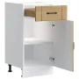 Mueble bajo de cocina Lucca roble artesanal de , Armarios de cocina - Ref: Foro24-853716, Precio: 77,66 €, Descuento: %