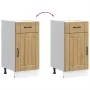 Mueble bajo de cocina Lucca roble artesanal de , Armarios de cocina - Ref: Foro24-853716, Precio: 77,66 €, Descuento: %