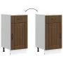 Mueble bajo de cocina Lucca roble marrón de , Armarios de cocina - Ref: Foro24-853714, Precio: 76,96 €, Descuento: %