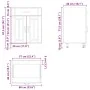 Mueble bajo de cocina Lucca madera vieja de , Armarios de cocina - Ref: Foro24-853735, Precio: 92,32 €, Descuento: %