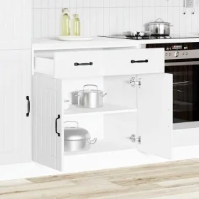 Mueble bajo de cocina Lucca madera de ingeniería blanca de , Armarios de cocina - Ref: Foro24-853737, Precio: 101,85 €, Descu...