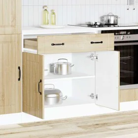 Mueble bajo de cocina Lucca roble sonoma de , Armarios de cocina - Ref: Foro24-853740, Precio: 96,38 €, Descuento: %