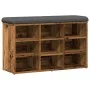 Banco zapatero madera de ingeniería madera vieja 82x32x50 cm von , Bänke für Hallen und Lager - Ref: Foro24-857623, Preis: 87...