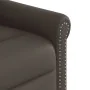 Sillón reclinable masaje pie cuero sintético marrón brillante de , Sillones - Ref: Foro24-3303421, Precio: 310,41 €, Descuent...