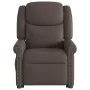 Sillón reclinable eléctrico marrón brillante de , Sillones - Ref: Foro24-3303423, Precio: 316,49 €, Descuento: %