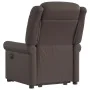 Sillón reclinable eléctrico marrón brillante de , Sillones - Ref: Foro24-3303423, Precio: 316,49 €, Descuento: %