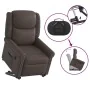 Sillón reclinable eléctrico marrón brillante de , Sillones - Ref: Foro24-3303423, Precio: 316,49 €, Descuento: %