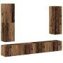 Conjunto de mueble de TV 4 piezas montado la pared madera vieja de , Muebles TV - Ref: Foro24-3329153, Precio: 209,49 €, Desc...