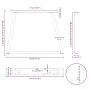 Patas para mesa de comedor forma V 2 uds negro 30x(30-31,3) cm de , Patas para mesas - Ref: Foro24-4012520, Precio: 53,54 €, ...
