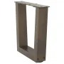 Patas para mesa de comedor en forma de V 2 uds acero natural de , Patas para mesas - Ref: Foro24-4012607, Precio: 48,91 €, De...