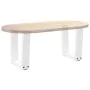 Patas para mesa de comedor forma V 2 uds blanco 40x(30-31,3) cm de , Patas para mesas - Ref: Foro24-4012605, Precio: 48,92 €,...