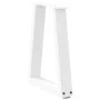 Patas para mesa de comedor en forma de V 2 uds blanco acero de , Patas para mesas - Ref: Foro24-4012541, Precio: 51,40 €, Des...