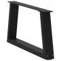 Patas para mesa de comedor forma V 2 uds negro 70x(30-31,3) cm de , Patas para mesas - Ref: Foro24-4012536, Precio: 66,34 €, ...