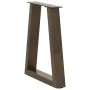 Patas mesa de comedor en forma de V 2 uds acero natural Acero de , Patas para mesas - Ref: Foro24-4012543, Precio: 51,36 €, D...