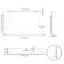 Patas para mesa comedor forma V 2 uds antracita 60x(30-31,3) cm de , Patas para mesas - Ref: Foro24-4012534, Precio: 63,36 €,...