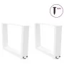 Patas para mesa de comedor forma V 2 uds blanco 60x(30-31,3) cm de , Patas para mesas - Ref: Foro24-4012613, Precio: 64,32 €,...