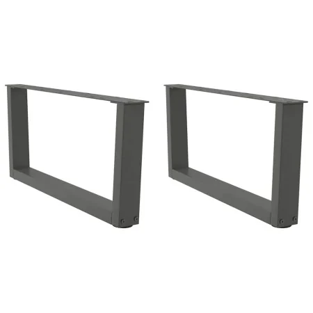 Patas para mesa comedor forma V 2 uds antracita 70x(30-31,3) cm de , Patas para mesas - Ref: Foro24-4012618, Precio: 70,35 €,...