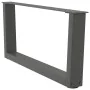 Patas para mesa comedor forma V 2 uds antracita 70x(30-31,3) cm de , Patas para mesas - Ref: Foro24-4012618, Precio: 70,35 €,...