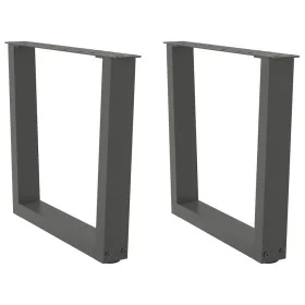 Patas para mesa de comedor en forma de V 2 uds antracita acero by , Table legs - Ref: Foro24-4012630, Price: 66,01 €, Discoun...