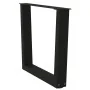 Patas para mesa de comedor forma V 2 uds negro 60x(42-43,3) cm de , Patas para mesas - Ref: Foro24-4012632, Precio: 70,37 €, ...