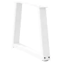 Patas para mesa de comedor forma V 2 uds blanco 70x(42-43,3) cm de , Patas para mesas - Ref: Foro24-4012557, Precio: 74,43 €,...