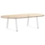 Patas para mesa de comedor forma V 2 uds blanco 70x(42-43,3) cm de , Patas para mesas - Ref: Foro24-4012557, Precio: 74,43 €,...