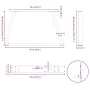 Patas para mesa de comedor forma V 2 uds blanco 70x(42-43,3) cm de , Patas para mesas - Ref: Foro24-4012557, Precio: 74,43 €,...