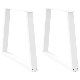 Patas para mesa de comedor forma V 2 uds blanco 70x(72-73,3) cm by , Table legs - Ref: Foro24-4012569, Price: 98,24 €, Discou...