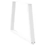 Patas mesa comedor forma V 2uds acero blanco 100x(72-73,3)cm de , Patas para mesas - Ref: Foro24-4012581, Precio: 109,89 €, D...