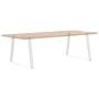 Patas mesa comedor forma V 2uds acero blanco 100x(72-73,3)cm de , Patas para mesas - Ref: Foro24-4012581, Precio: 109,89 €, D...
