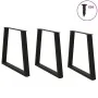 Patas para mesa de comedor en forma de V 3 uds acero negro by , Table legs - Ref: Foro24-4012588, Price: 136,52 €, Discount: %