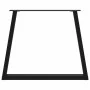 Patas para mesa de comedor en forma de V 3 uds acero negro by , Table legs - Ref: Foro24-4012588, Price: 136,52 €, Discount: %